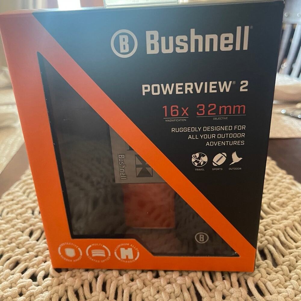 Bushnell binoculars powerview 2 new in pckg